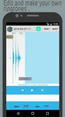 Cut Mp3 Make Ringtons Audio Fx android App screenshot 11