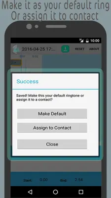 Cut Mp3 Make Ringtons Audio Fx android App screenshot 1